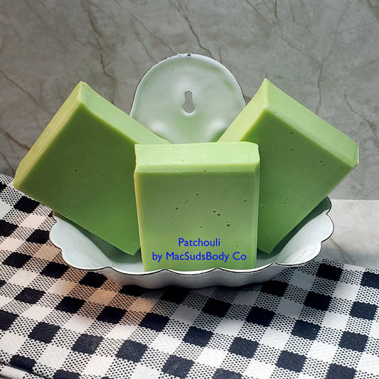 Patchouli handmade soap bar earthy rich scent