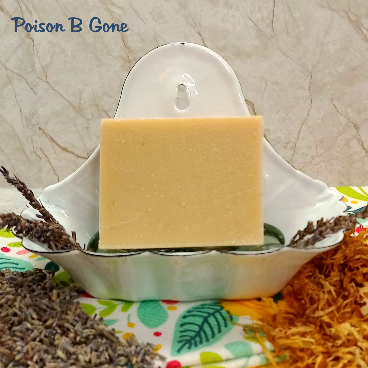 Natural Poison Ivy/Oak Jewelweed Handmade Bar Soap, Fragrance Free