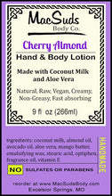 Load image into Gallery viewer, Cherry Almond  Hand and Body Moisturizing Lotion
