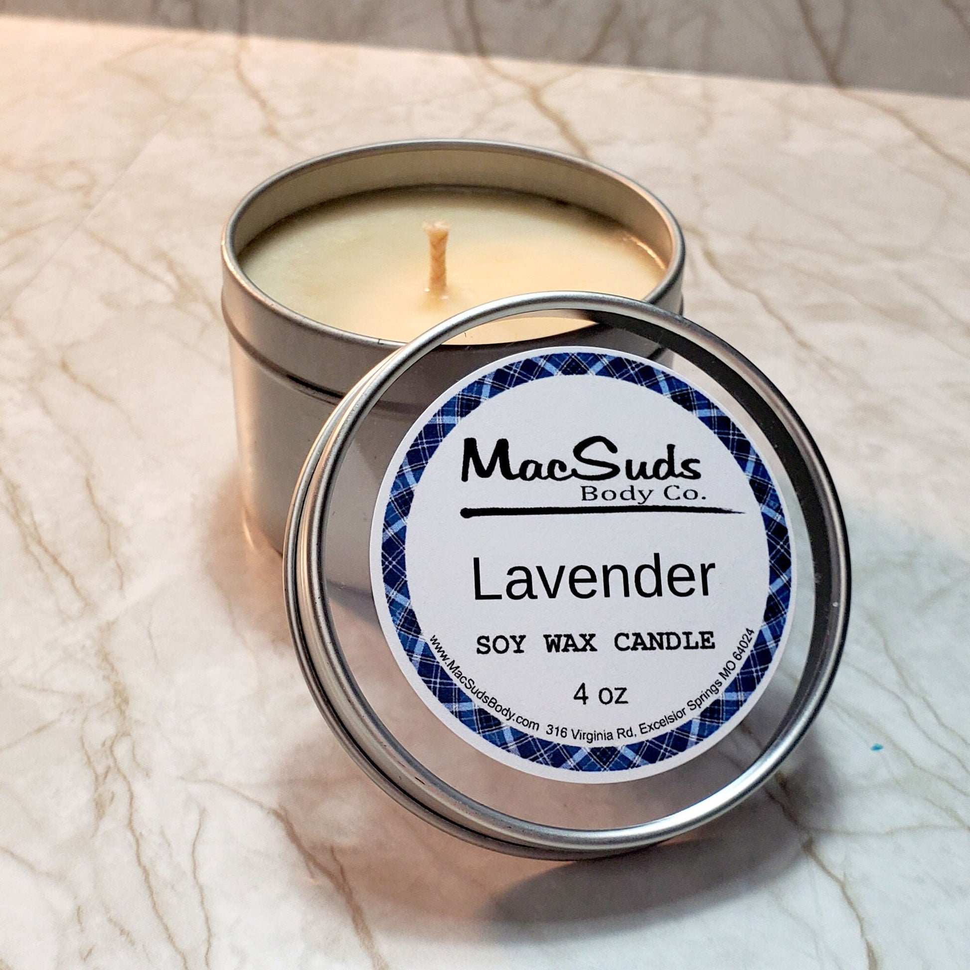 4oz Scented Soy Wax Candle