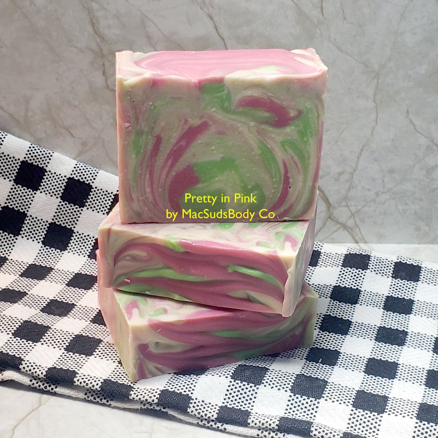 Pretty in Pink Handmade Bar Soap