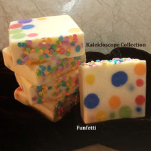 Load image into Gallery viewer, Funfetti Handmade Bar Soap - Kaleidoscope Collection

