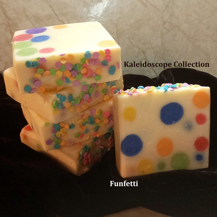 Funfetti Handmade Bar Soap - Kaleidoscope Collection