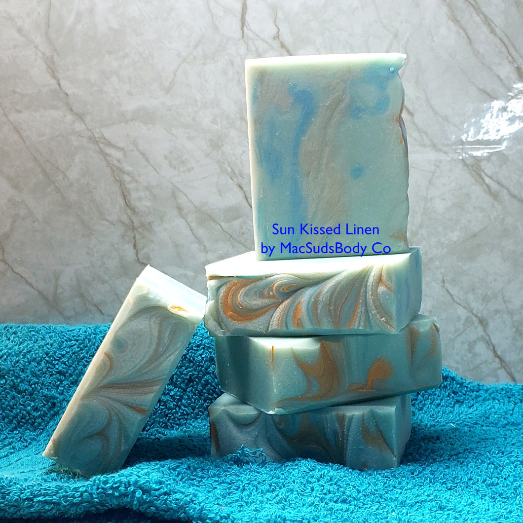 Sun Kissed Linen Handmade Soap