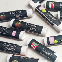 Load image into Gallery viewer, Natural Lip Balms, Carnival Scented, easy glide Natural Chapstick
