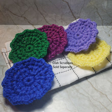 Load image into Gallery viewer, Dish Scrubbier, Dish Sponge, assorted colors
