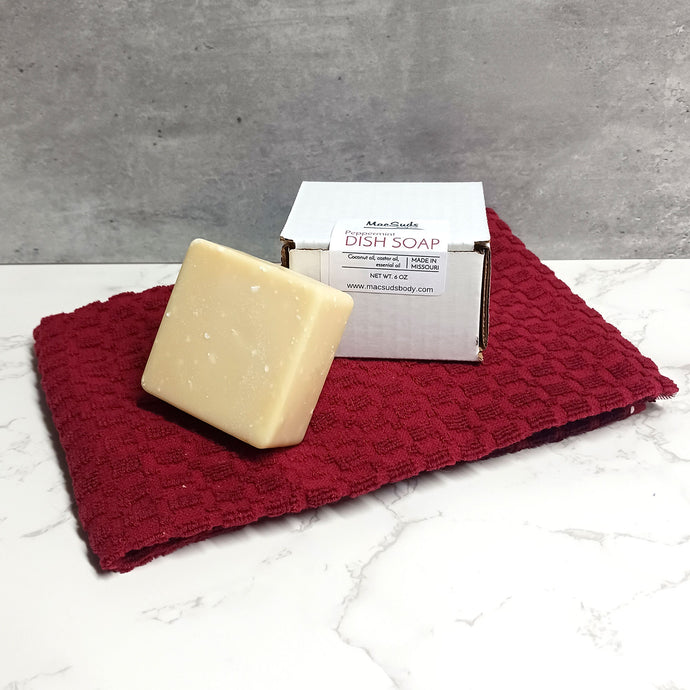 Solid Dish Soap - Zero Waste Handmade Bar Soap