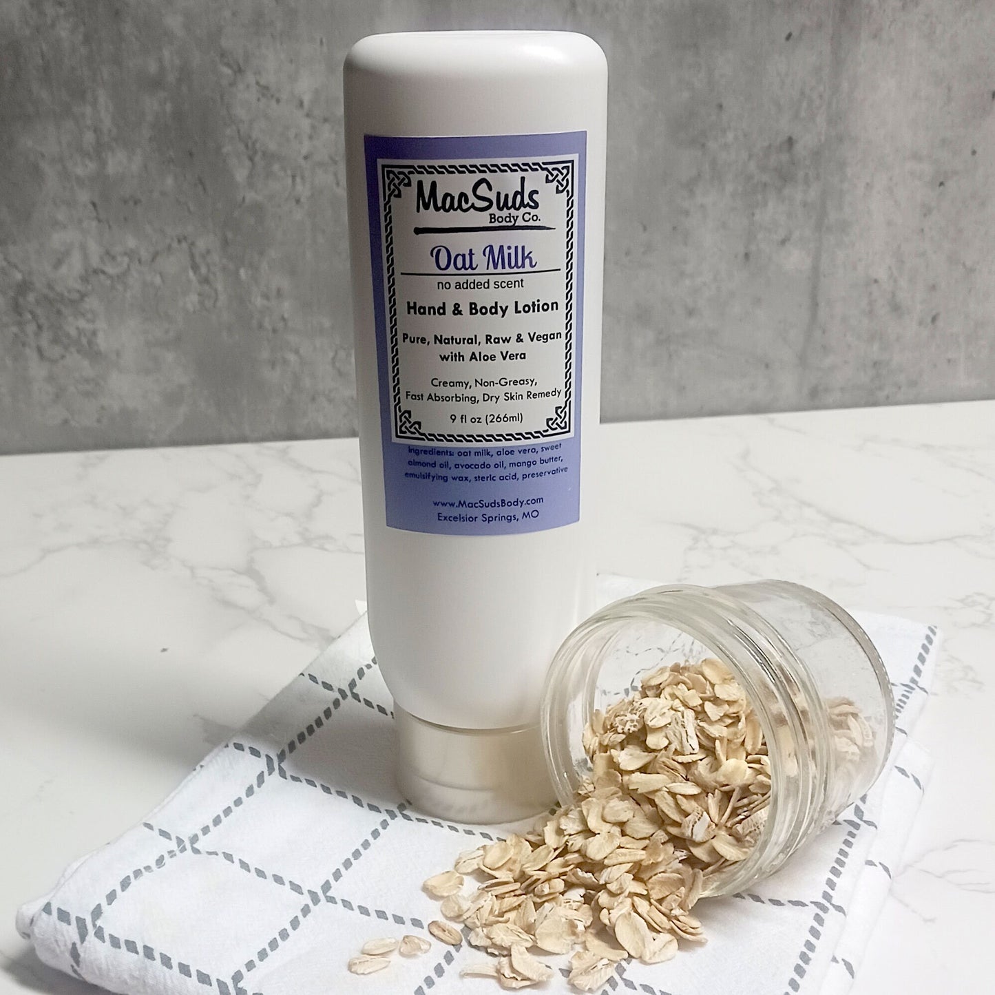 Oat Milk unscented, Hand and Body Moisturizing Lotion